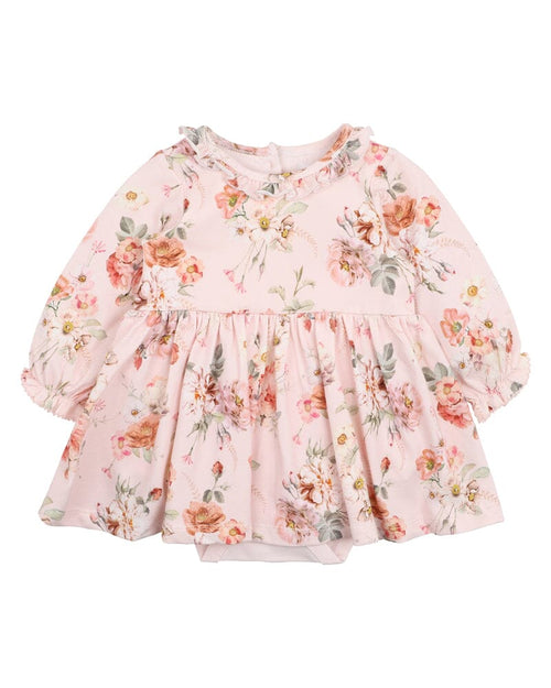 Bebe - Dotti Print Baby Overlay Dress