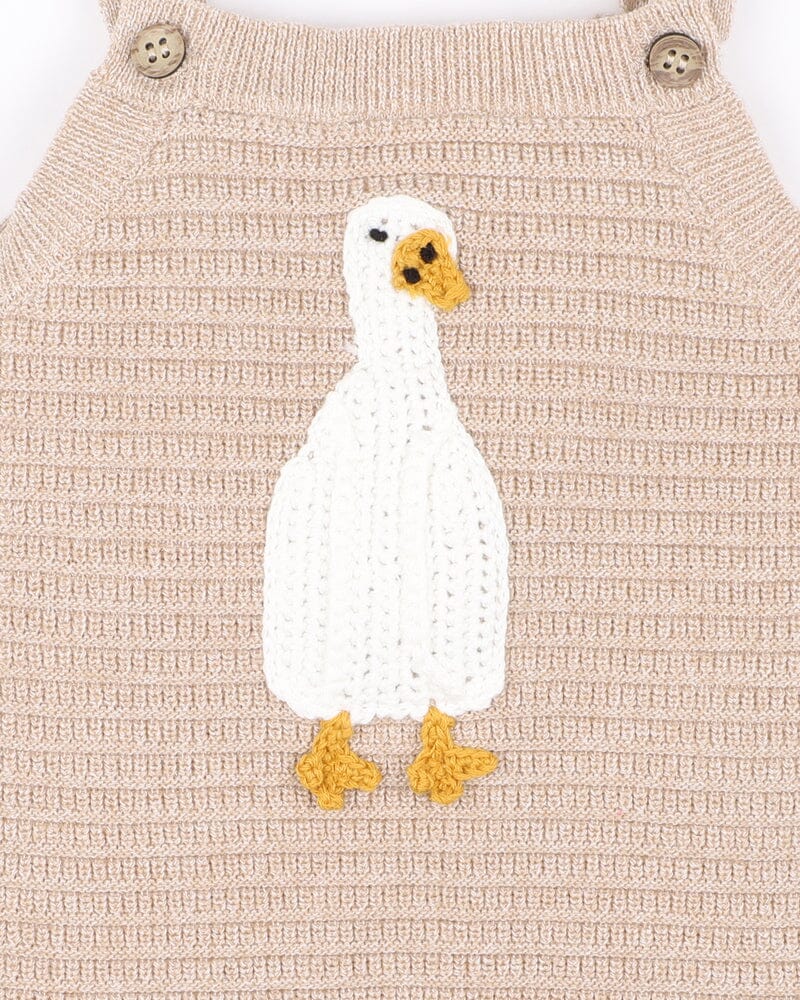 Bebe - Chester Crochet Duck Knitted Bodysuit Bodysuit Bebe 