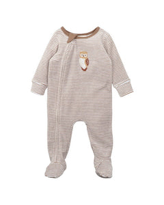 Bebe - Eli Zip LS Velour Onesie