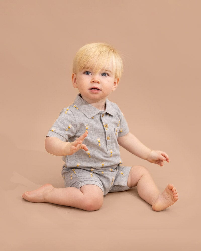 Bebe - Ellis Giraffe Polo Romper Romper Bebe 