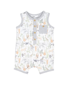 Bebe - Ellis Print Lion Cub Romper