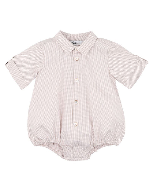 Bebe - Finley Check Shirt Bodysuit