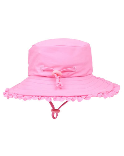 Bebe - Girls Pink Sunhat Swim Hats Bebe 