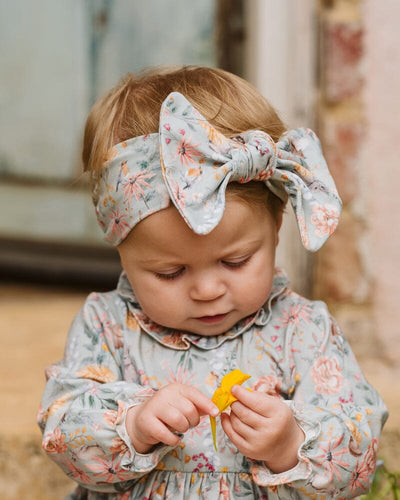 Bebe Headband - Olive Green Print Headband Bebe 