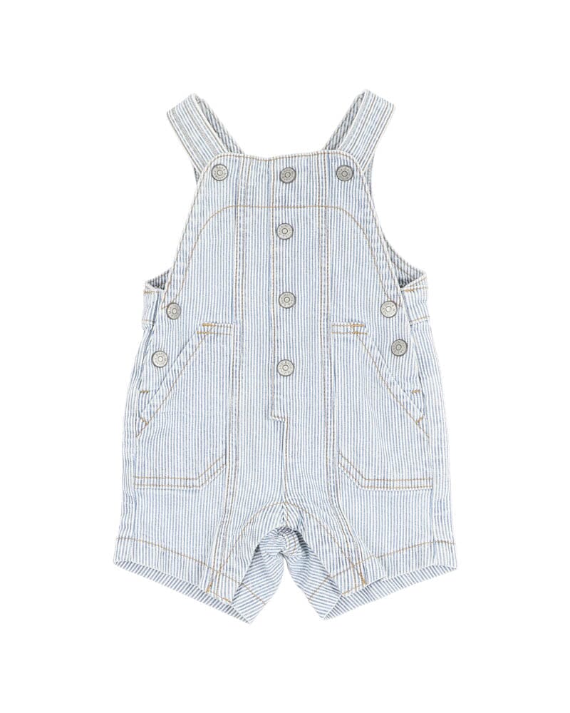 Bebe - Indigo Stripe Overalls Overalls Bebe 