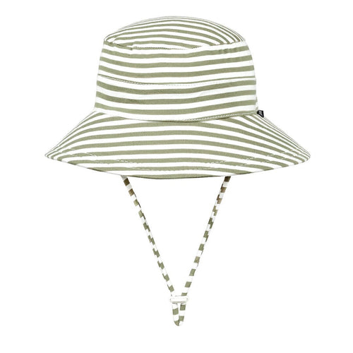 Bedhead - Classic Bucket Sun Hat Khaki Stripe