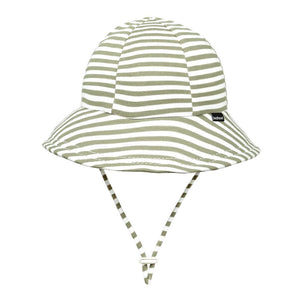 Bedhead - Toddler Bucket Sun Hat Khaki Stripe