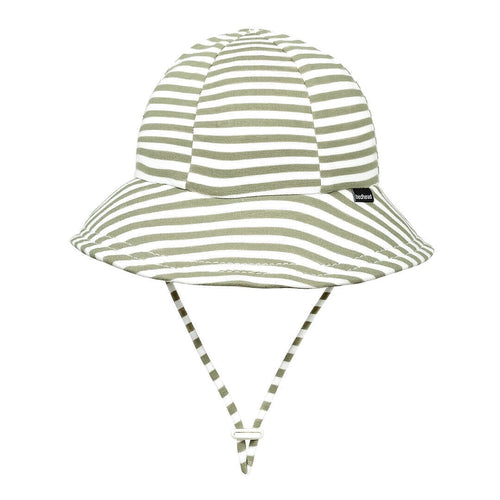 Bedhead Toddler Bucket Sun Hat - Khaki Stripe