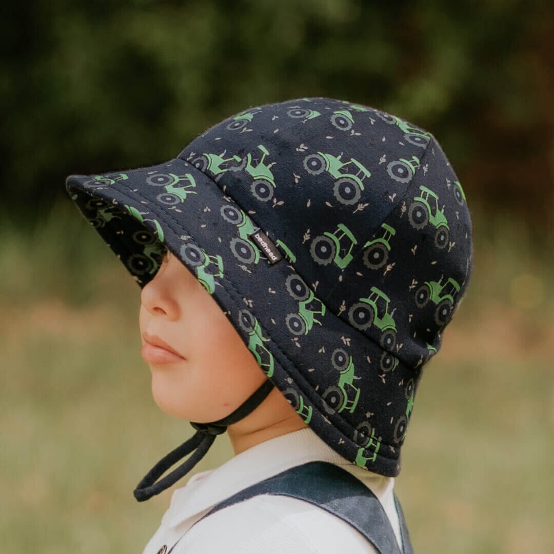 Bedhead Toddler Bucket Sun Hat - Tractor Hats Bedhead 