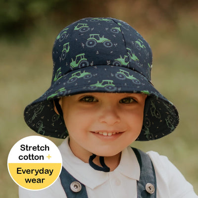 Bedhead Toddler Bucket Sun Hat - Tractor Hats Bedhead 