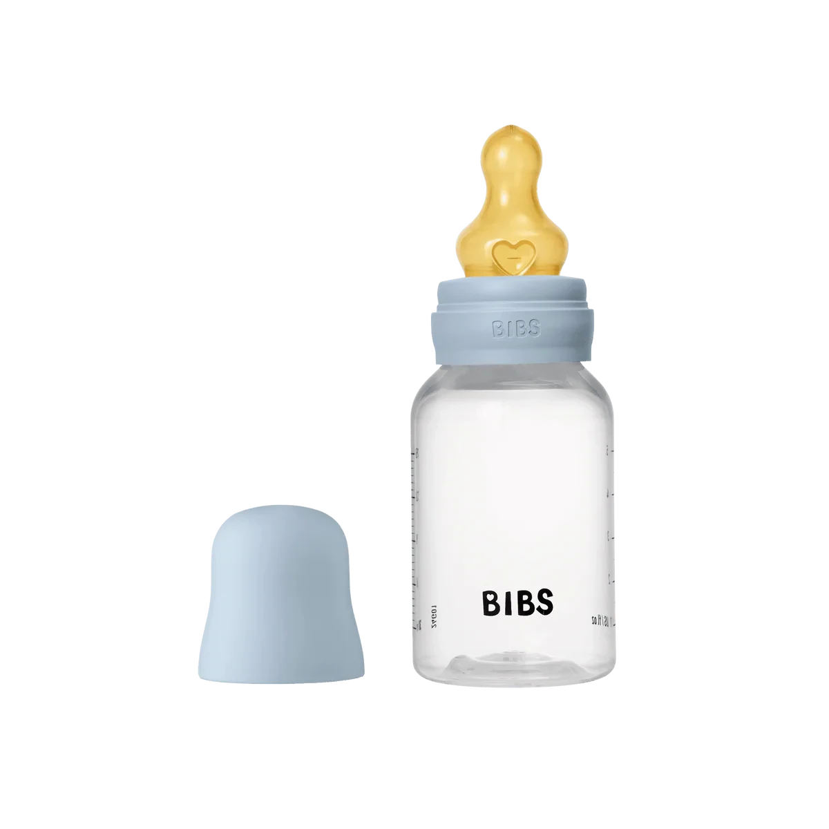 BIBS Dummies - Baby Bottle 150ml Latex | Baby Blue Mealtime BIBS Dummies 