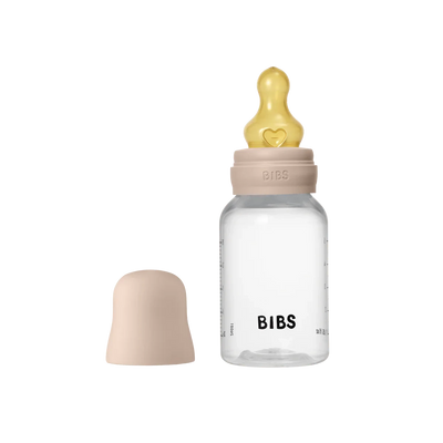 BIBS Dummies - Baby Bottle 150ml Latex | Blush Mealtime BIBS Dummies 