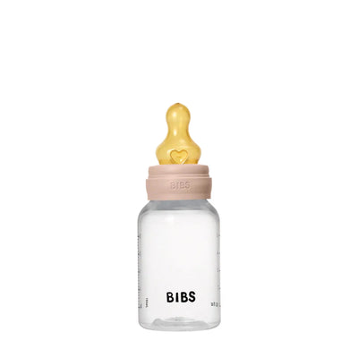 BIBS Dummies - Baby Bottle 150ml Latex | Blush Mealtime BIBS Dummies 