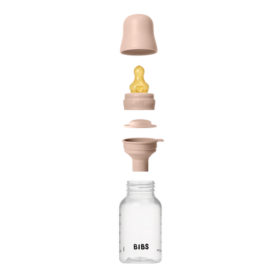 BIBS Dummies - Baby Bottle 150ml Latex | Blush Mealtime BIBS Dummies 