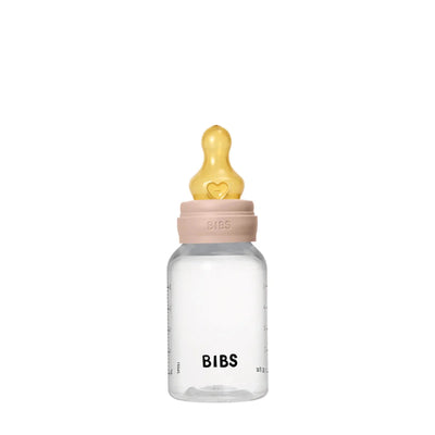 BIBS Dummies - Baby Bottle 150ml Latex | Blush Mealtime BIBS Dummies 