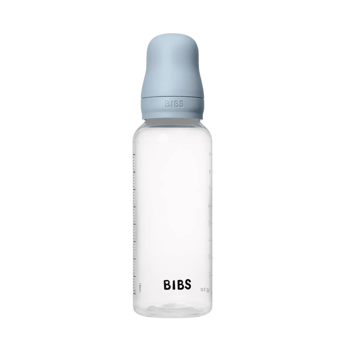 BIBS Dummies - Baby Bottle 270ml Latex | Baby Blue Mealtime BIBS Dummies 