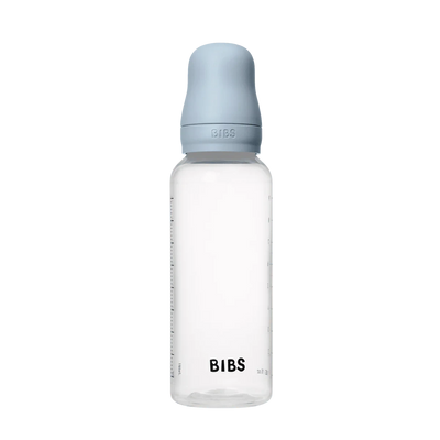 BIBS Dummies - Baby Bottle 270ml Latex | Baby Blue Mealtime BIBS Dummies 