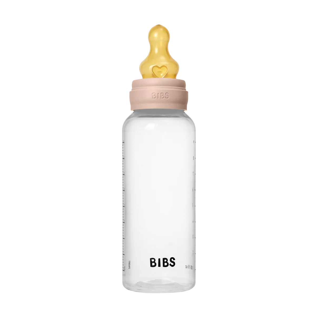 BIBS Dummies - Baby Bottle 270ml Latex | Blush Mealtime BIBS Dummies 