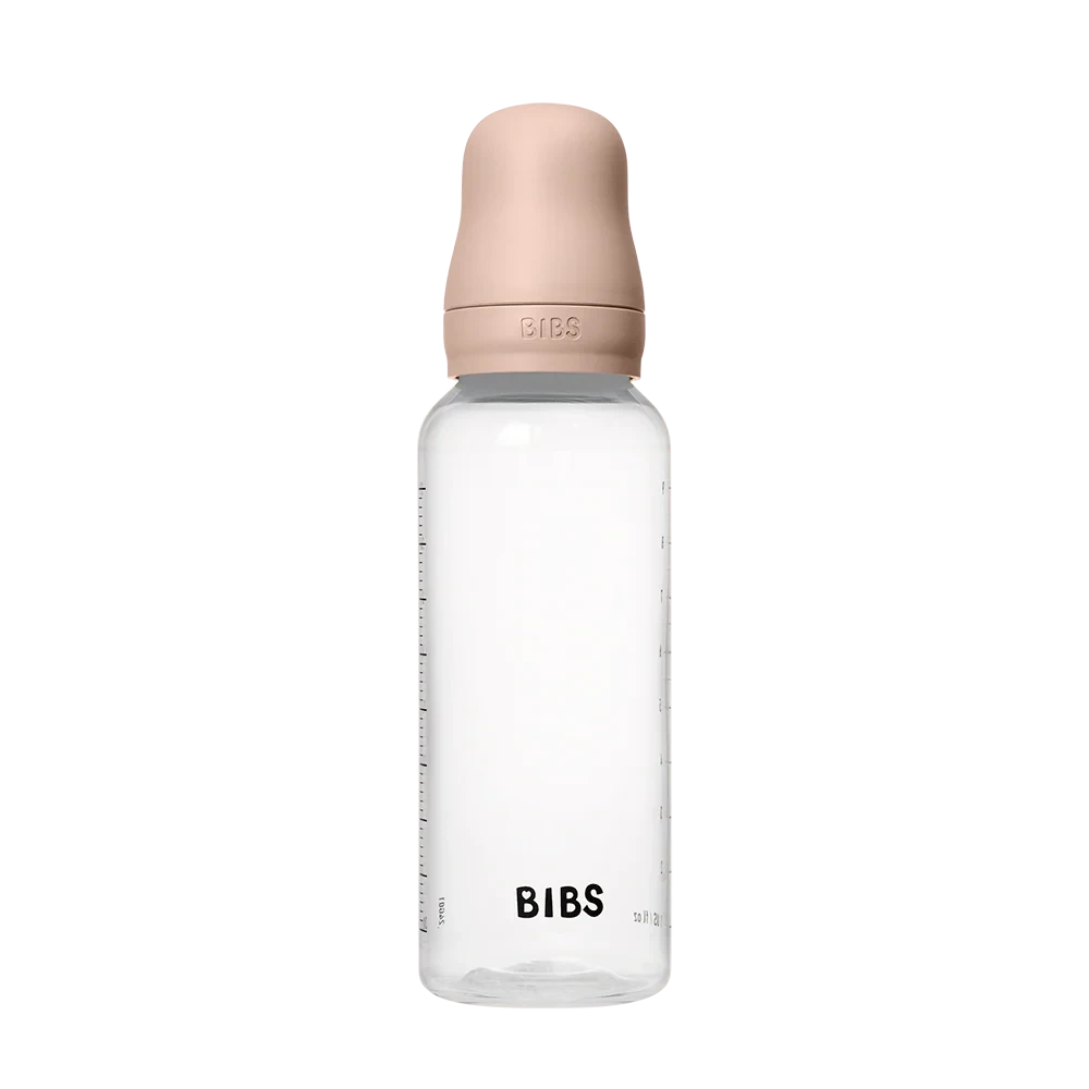 BIBS Dummies - Baby Bottle 270ml Latex | Blush Mealtime BIBS Dummies 