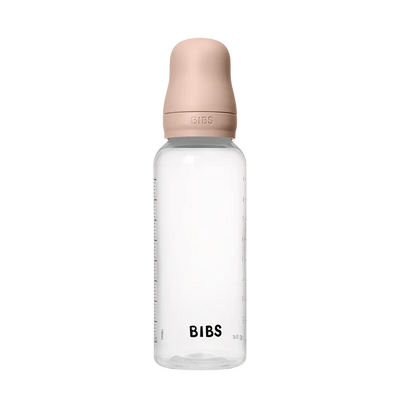 BIBS Dummies - Baby Bottle 270ml Latex | Blush Mealtime BIBS Dummies 