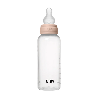 BIBS Dummies - Baby Bottle 270ml Latex | Blush Mealtime BIBS Dummies 