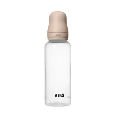 BIBS Dummies - Baby Bottle 270ml Latex | Blush Mealtime BIBS Dummies 