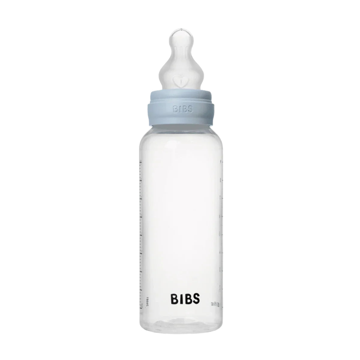 BIBS Dummies - Baby Bottle 270ml Silicone | Baby Blue Mealtime BIBS Dummies 