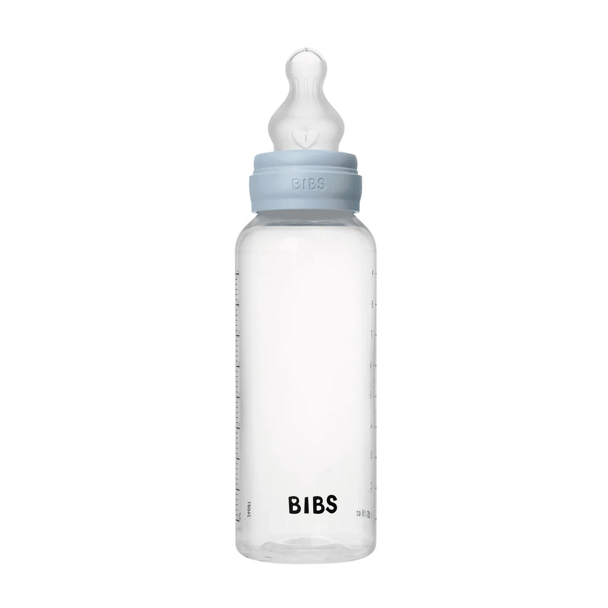BIBS Dummies - Baby Bottle 270ml Silicone | Baby Blue Mealtime BIBS Dummies 