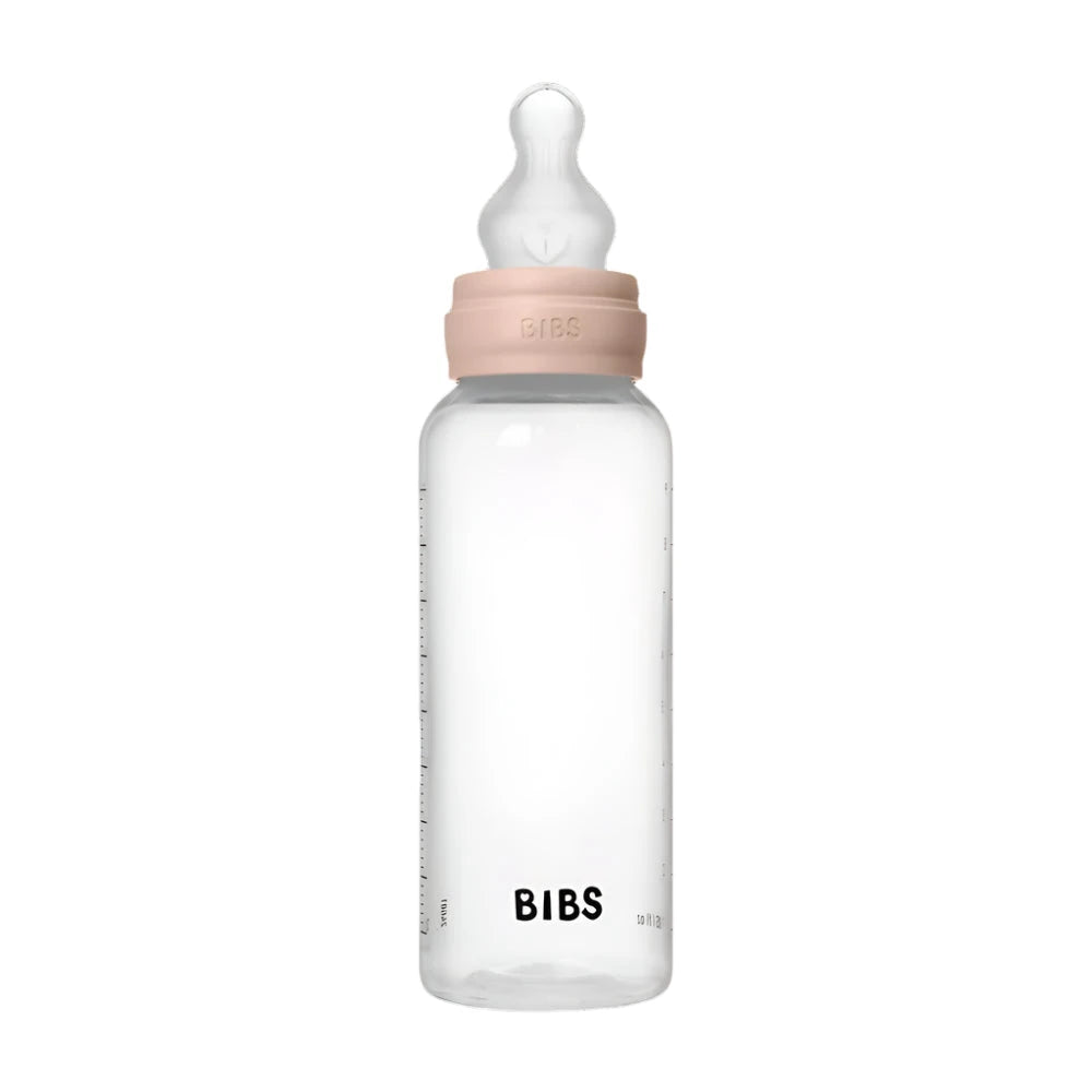 BIBS Dummies - Baby Bottle 270ml Silicone | Blush Mealtime BIBS Dummies 