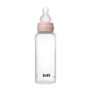 BIBS Dummies - Baby Bottle 270ml Silicone | Blush