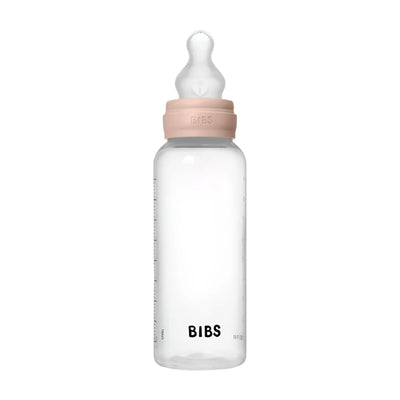 BIBS Dummies - Baby Bottle 270ml Silicone | Blush Mealtime BIBS Dummies 