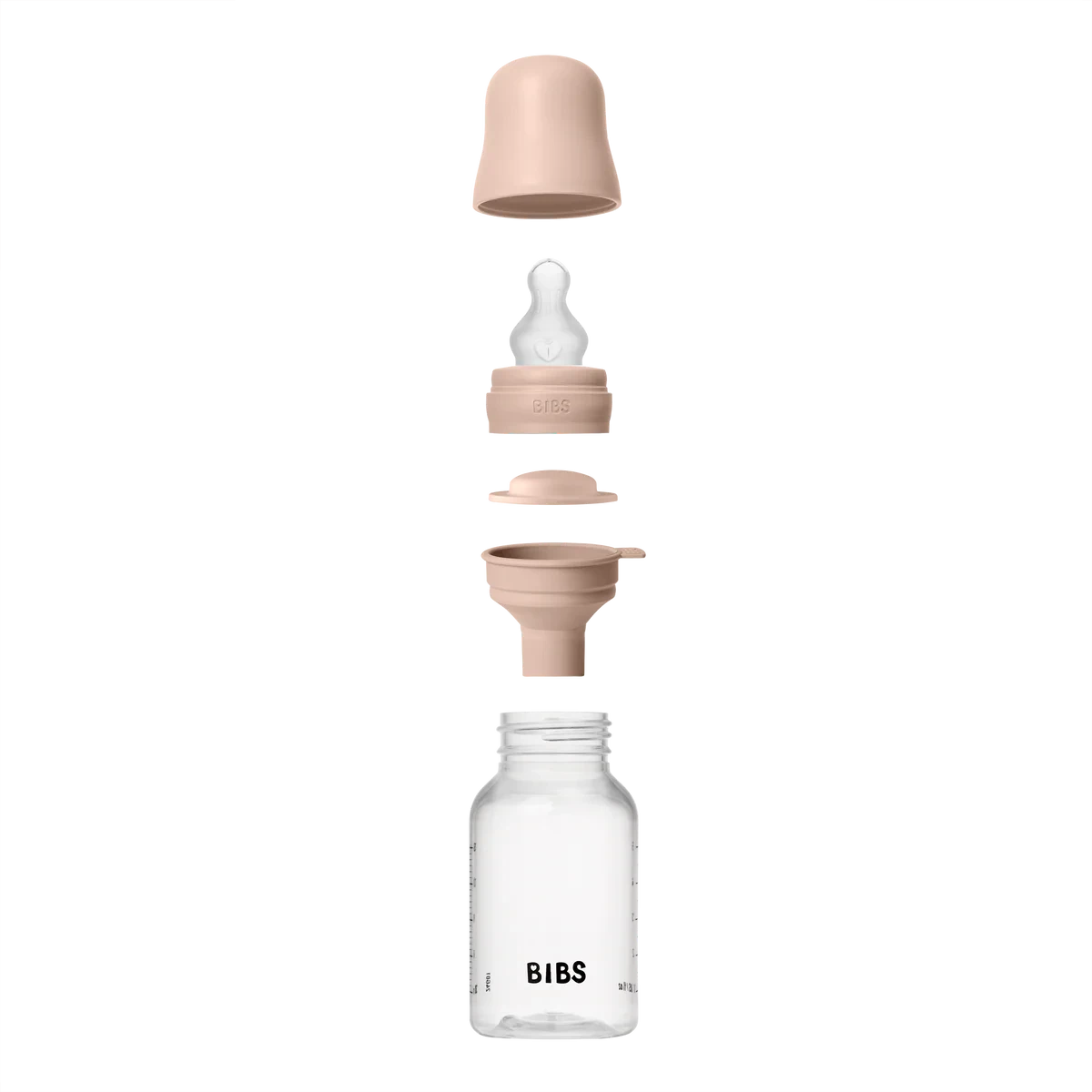 BIBS Dummies - Baby Bottle Complete Set 150ml Silicone | Blush Mealtime BIBS Dummies 