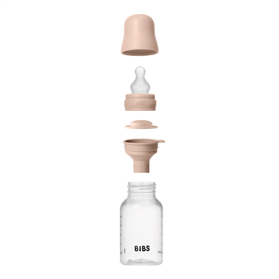 BIBS Dummies - Baby Bottle Complete Set 150ml Silicone | Blush Mealtime BIBS Dummies 
