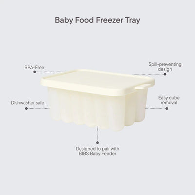 BIBS Dummies - Baby Food Freezer Tray | Ivory Mealtime BIBS Dummies 