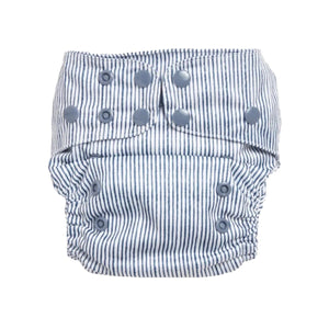 Econaps - Cloth Nappy Indigo Pinstripe