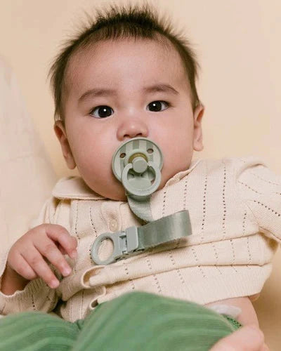 BIBS Dummies - Colour Dummy & Loop Clip Gift Set | Sage Dummies BIBS Dummies 