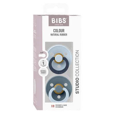 BIBS Dummies - Fusion Colour | Baby Blue/Petrol Mix Dummies BIBS Dummies 