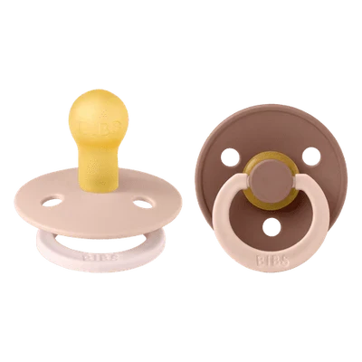 BIBS Dummies - Fusion Colour | Blush/Woodchuck Mix Dummies BIBS Dummies 