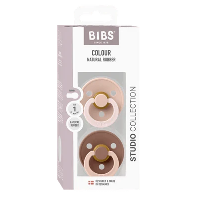 BIBS Dummies - Fusion Colour | Blush/Woodchuck Mix Dummies BIBS Dummies 