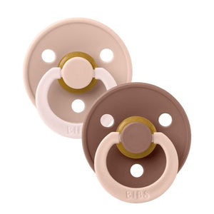 BIBS Dummies - Fusion Colour | Blush/Woodchuck Mix