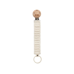 BIBS Dummies - Knitted Pacifier Clip Ivory