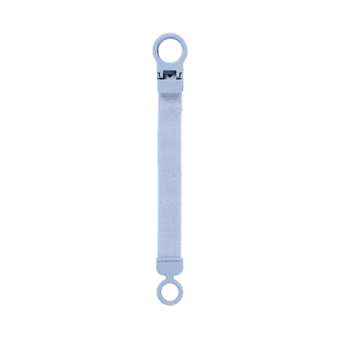 BIBS Dummies - Pacifier Clip Loop | Dusty Blue Dummy Clip BIBS Dummies 
