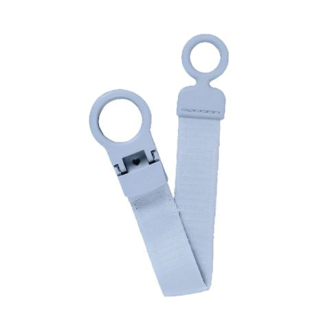 BIBS Dummies - Pacifier Clip Loop | Dusty Blue Dummy Clip BIBS Dummies 