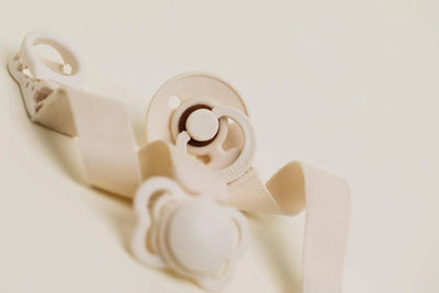 BIBS Dummies - Pacifier Clip Loop | Ivory Dummy Clip BIBS Dummies 