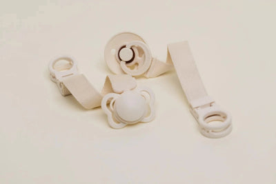 BIBS Dummies - Pacifier Clip Loop | Ivory Dummy Clip BIBS Dummies 