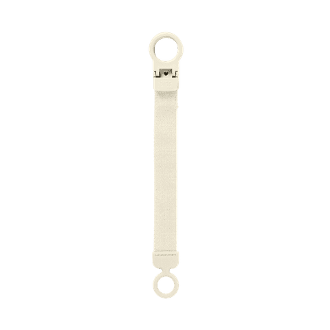 BIBS Dummies - Pacifier Clip Loop | Ivory Dummy Clip BIBS Dummies 