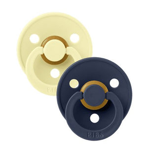 BIBS Dummies - Round Latex | Luna/Deep Space