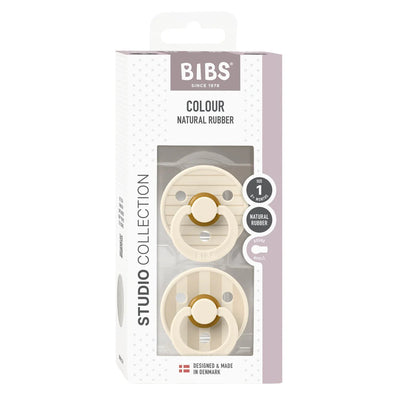 BIBS Dummies - Studio 2Pk Pin Ivory Vanilla Mix Dummies BIBS Dummies 