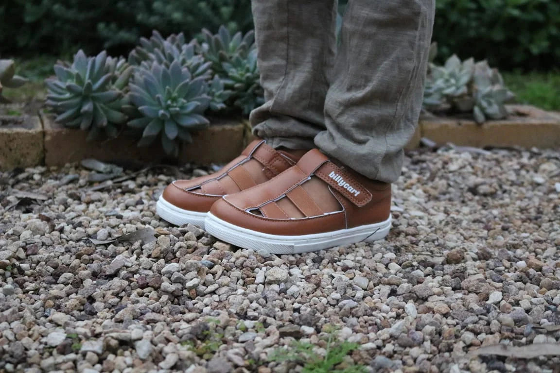 Billycart Kids - Lennie Unisex Sandals | Tan Sandal Billycart Kids 