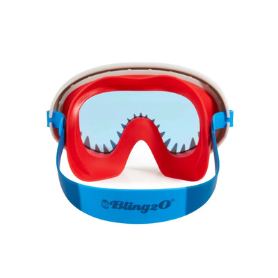 Bling2o - Swim Goggles Mask | Shark Attack Chewy Blue Goggles Bling2o 